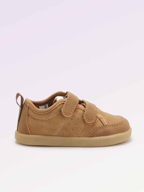 Baskets basses avec ouverture par scratch - Barefoot - Kiabi