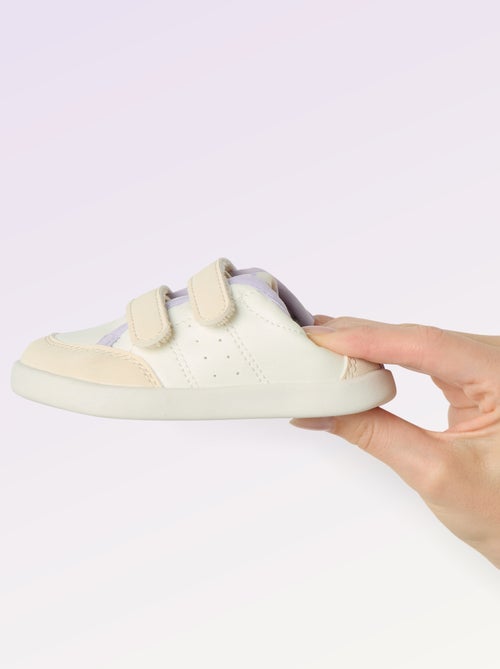 Baskets basses avec ouverture par scratch - Kiabi Baskets basses avec ouverture par scratch - Kiabi