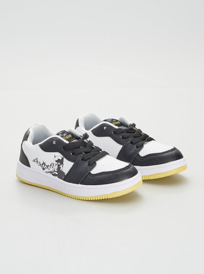 Baskets basses 'Batman' blanc - Kiabi