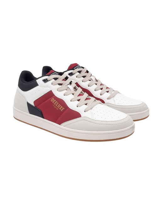 Baskets basses bicolores au look urbain affirmé
 'Deeluxe' - Kiabi