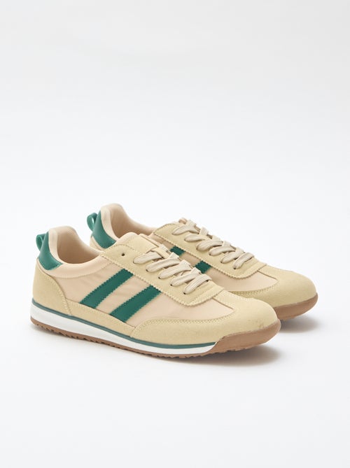 Baskets basses bicolores - Kiabi