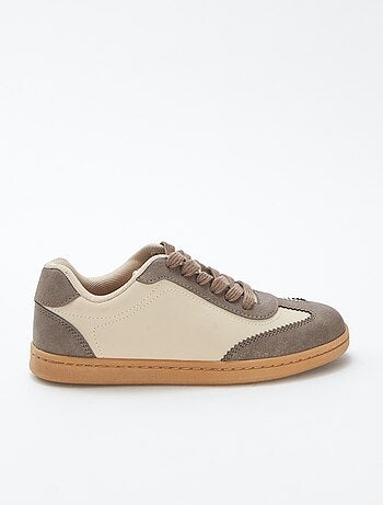 Baskets basses bicolores