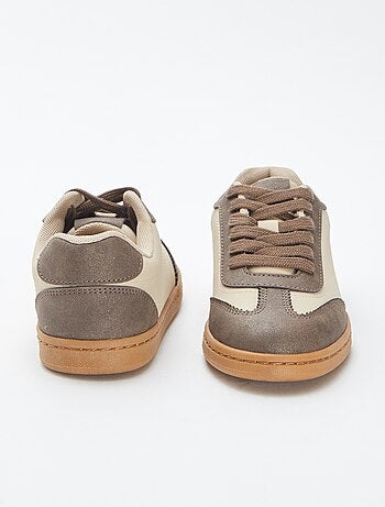 Baskets basses bicolores