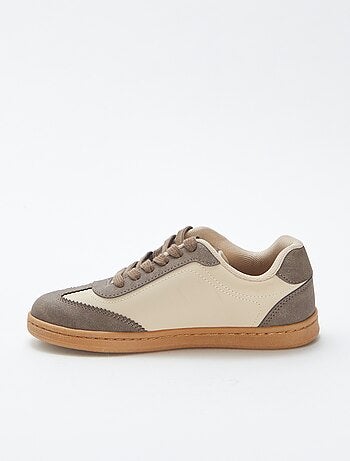 Baskets basses bicolores