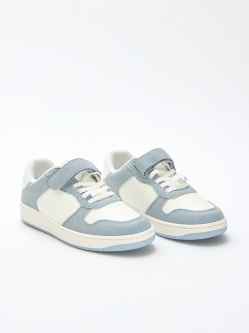 Baskets basses bicolores - Kiabi