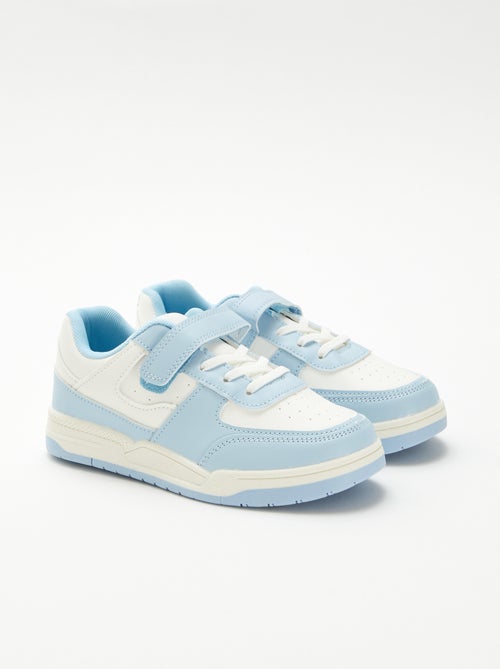 Baskets basses bicolores - Kiabi