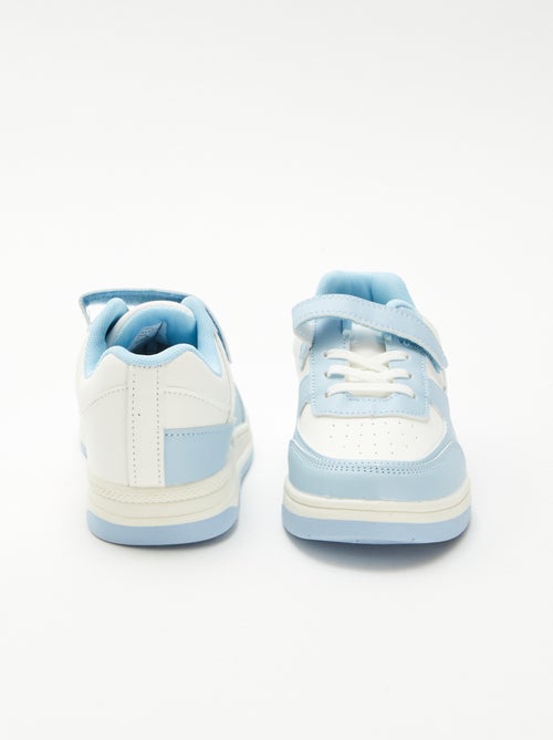 Baskets basses bicolores - Kiabi