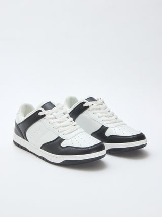 Baskets basses bicolores