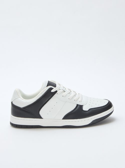 Baskets basses bicolores - Kiabi