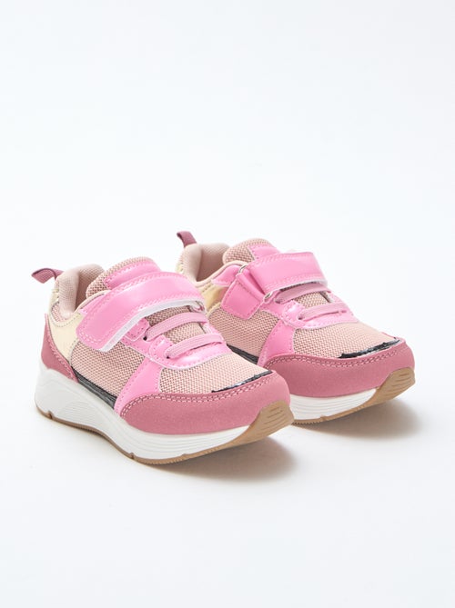 Baskets basses bicolores - Kiabi