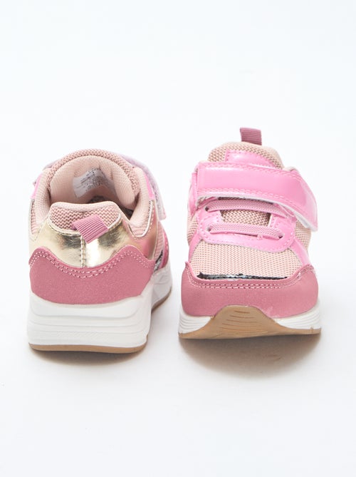 Baskets basses bicolores - Kiabi