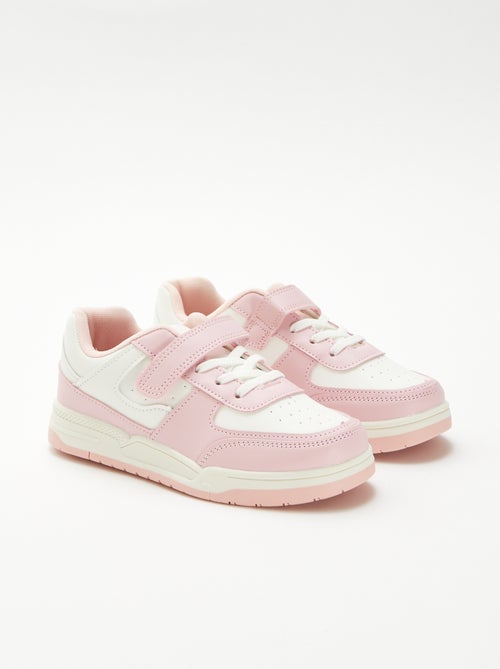 Baskets basses bicolores - Kiabi