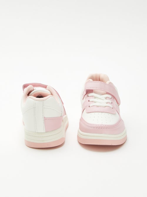 Baskets basses bicolores - Kiabi