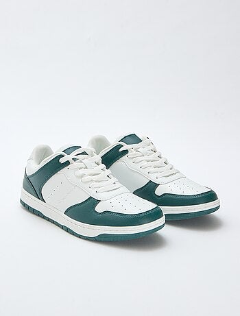 Baskets basses bicolores