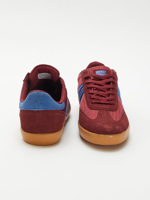 Baskets basses bicolores - Kiabi