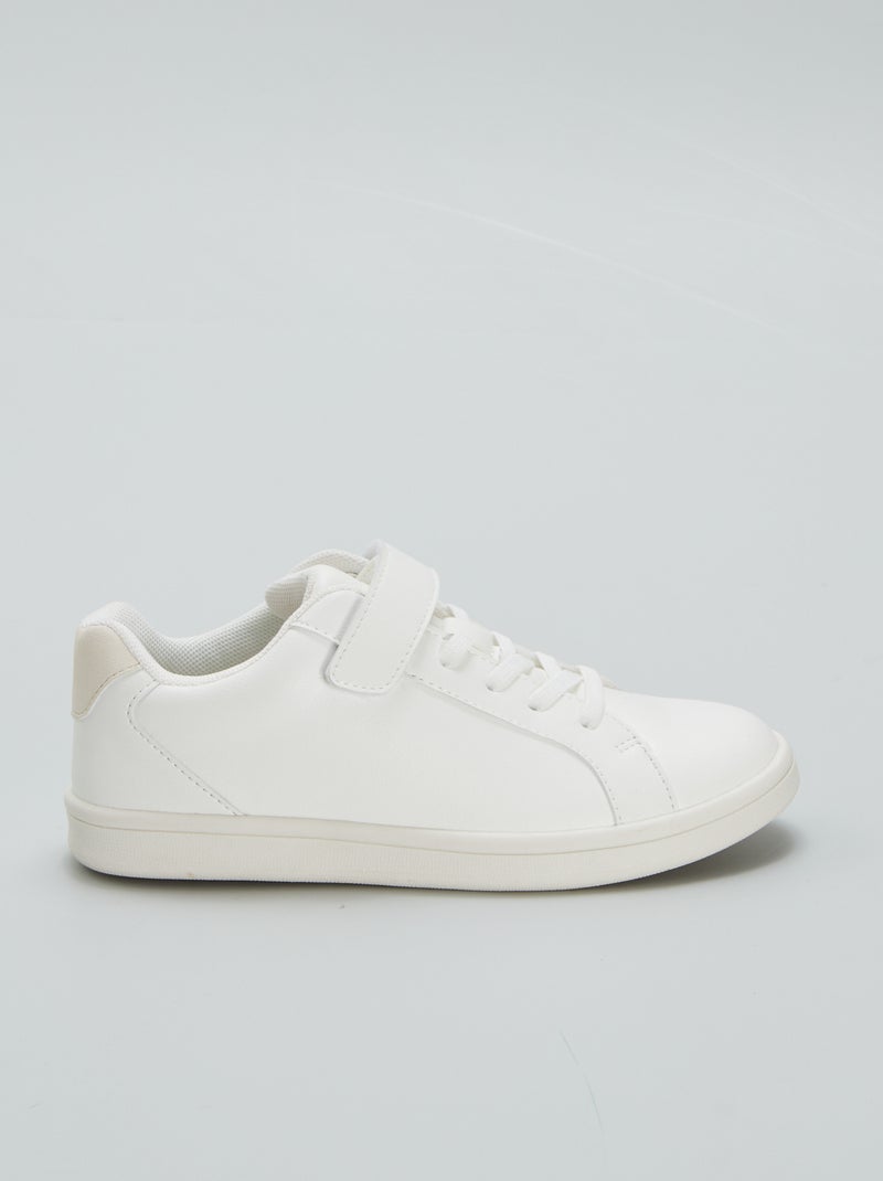 Baskets basses Blanc - Kiabi