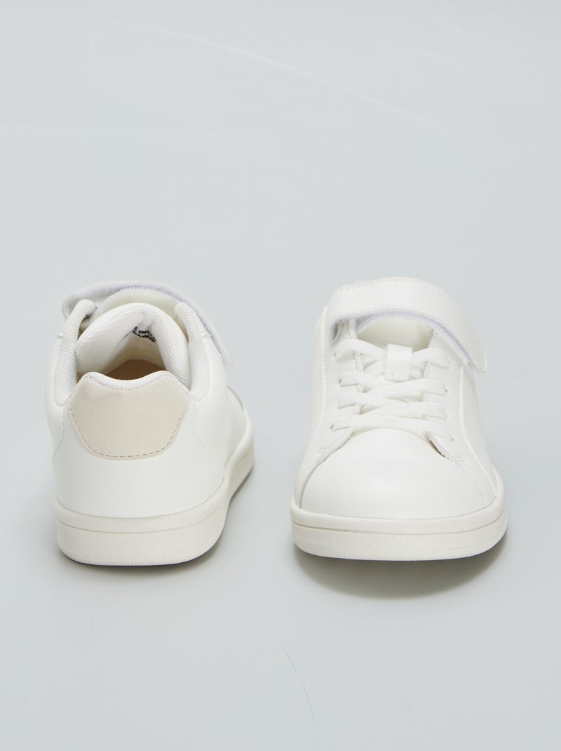 Baskets basses Blanc - Kiabi