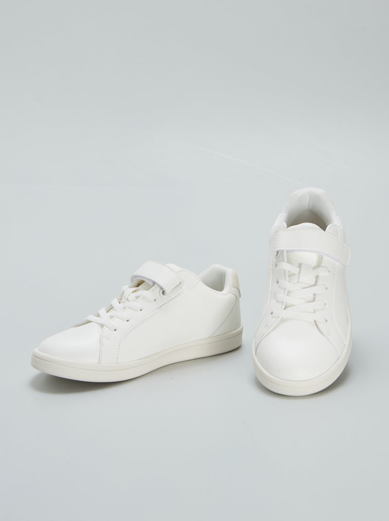 Baskets basses Blanc - Kiabi