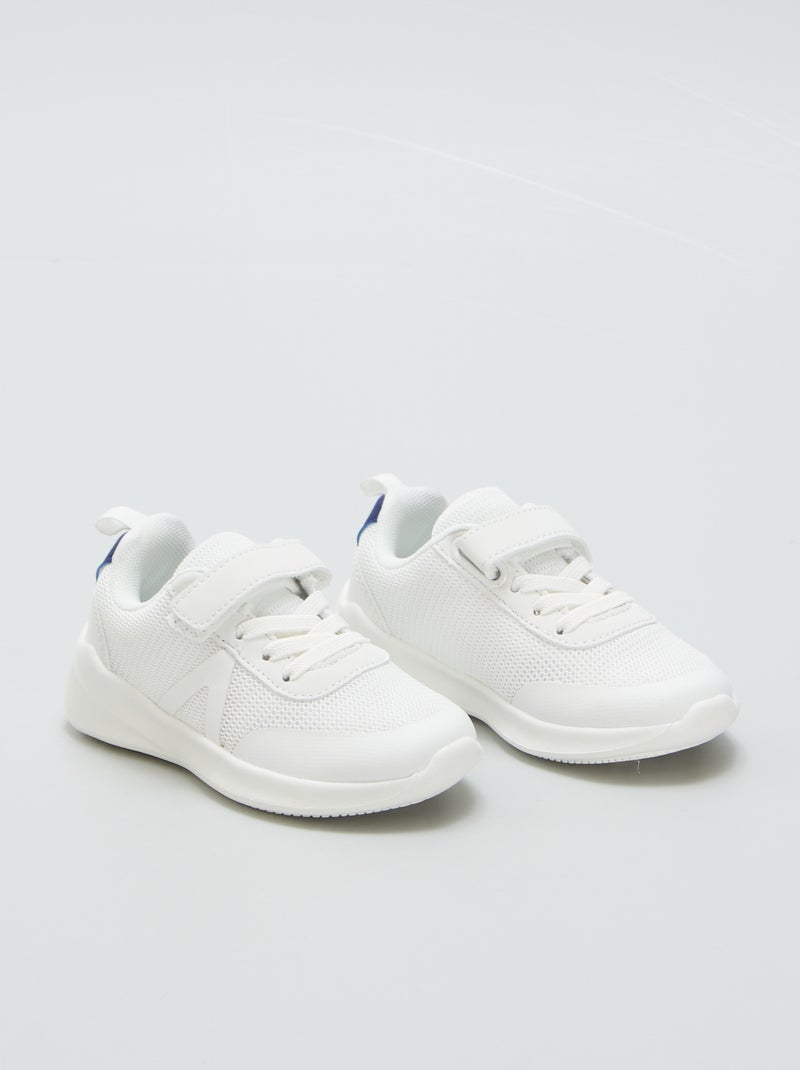 Baskets basses de running Blanc - Kiabi