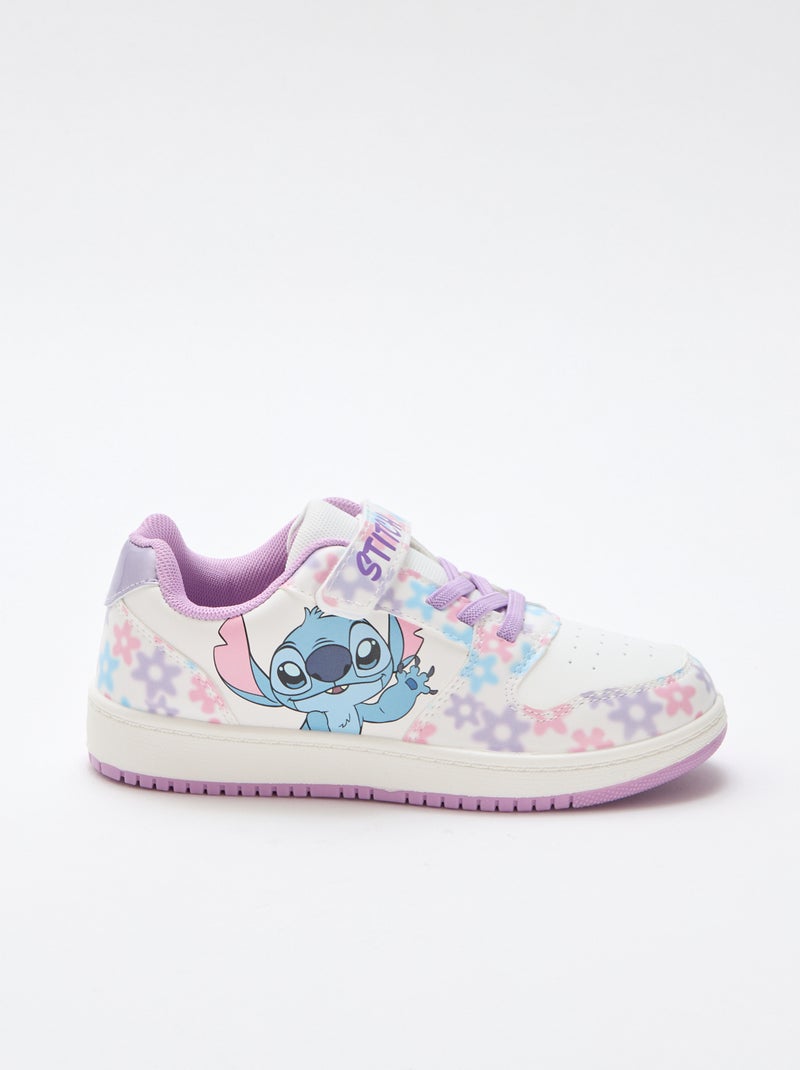 Baskets basses 'Disney' 'Stitch' Blanc - Kiabi