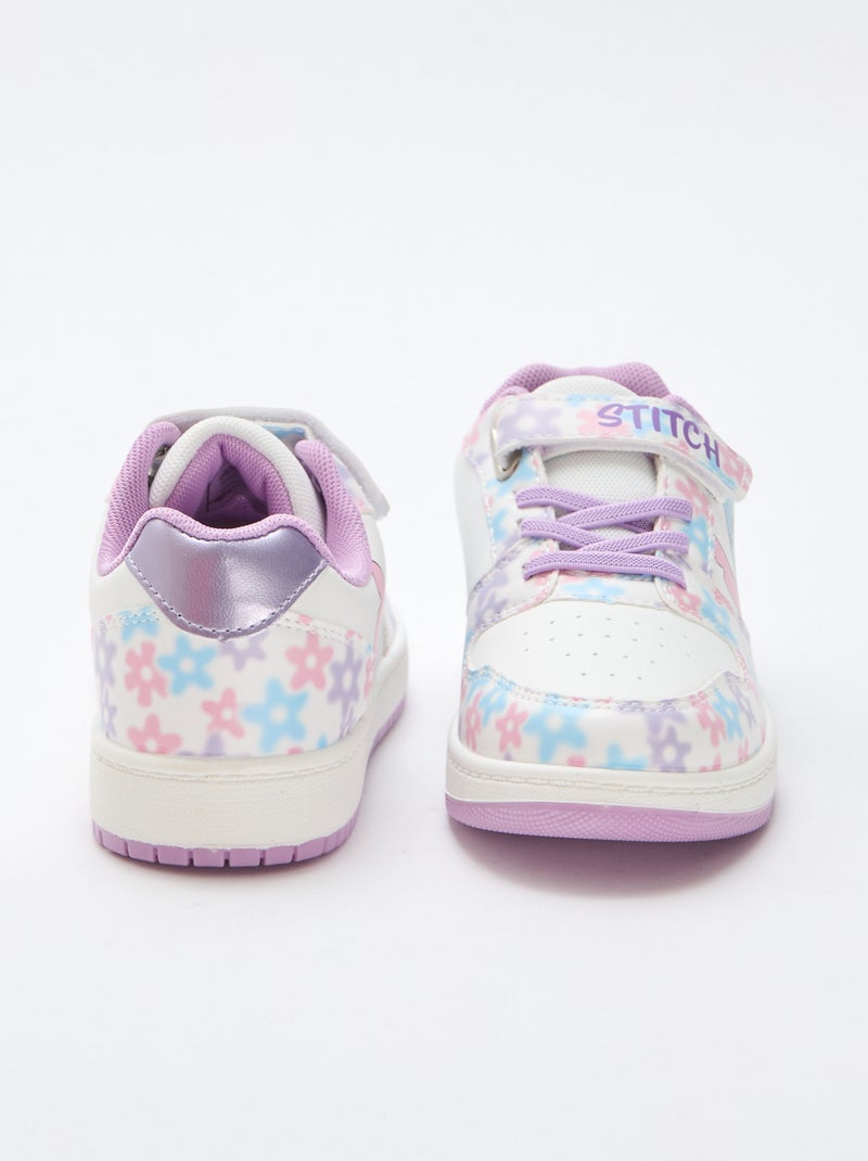Baskets basses 'Disney' 'Stitch' Blanc - Kiabi