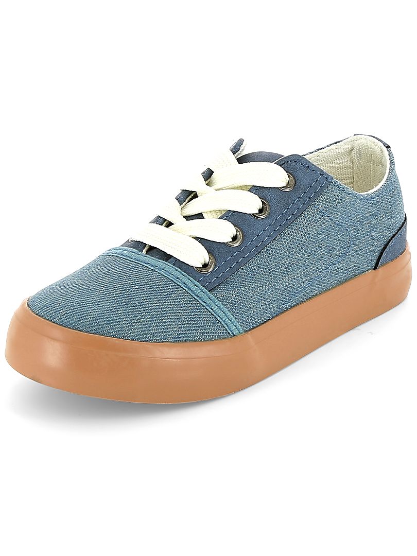 Baskets basses effet denim jean Kiabi 12.00€
