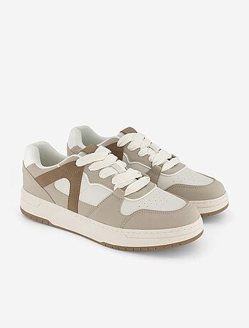 Baskets basses en simili