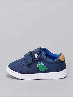 Baskets basses en simili - Kiabi