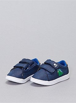 Baskets basses en simili - Kiabi