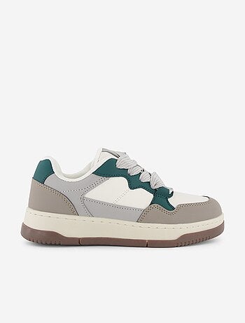 Baskets basses en simili