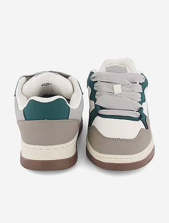 Baskets basses en simili