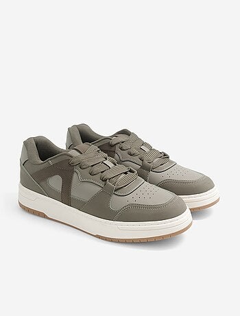Baskets basses en simili