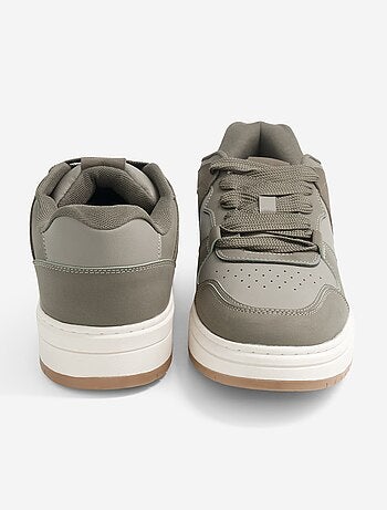 Baskets basses en simili