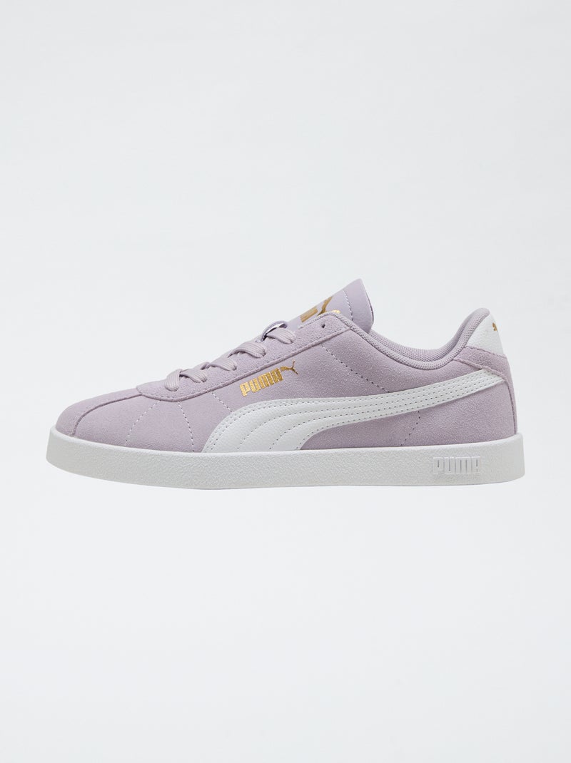 Baskets basses en suédine 'Puma' bicolore Violet - Kiabi