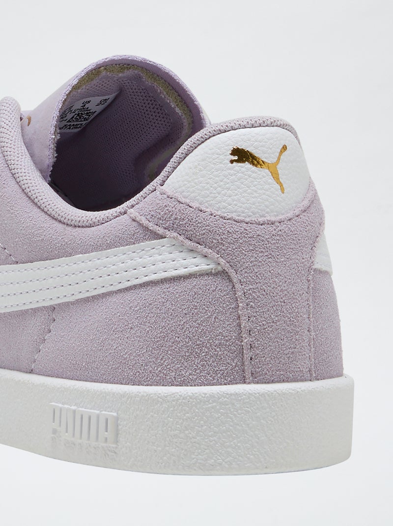Baskets basses en suédine 'Puma' bicolore Violet - Kiabi