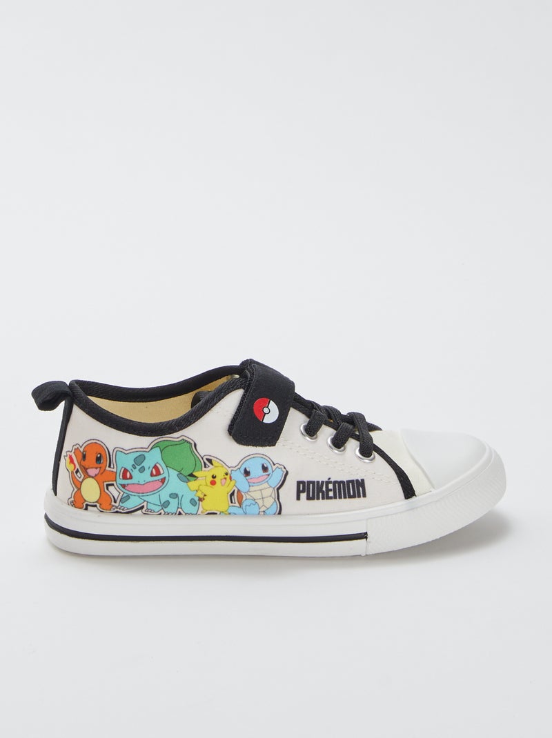 Baskets basses en toile 'Pokémon' BEIGE - Kiabi