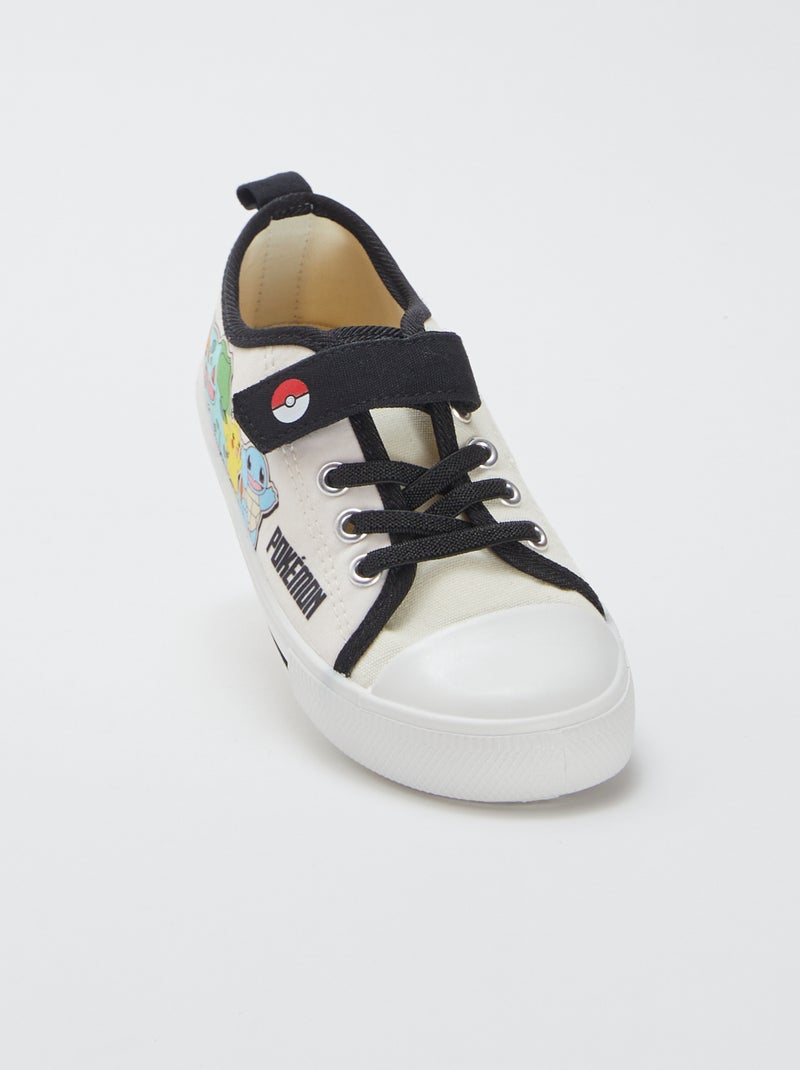 Baskets basses en toile 'Pokémon' BEIGE - Kiabi