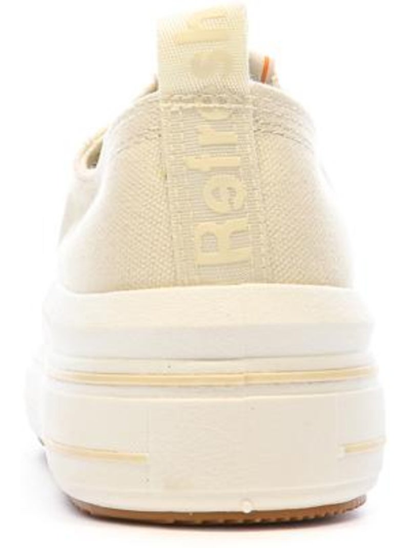 Baskets Basses Femme Refresh Beige - Kiabi