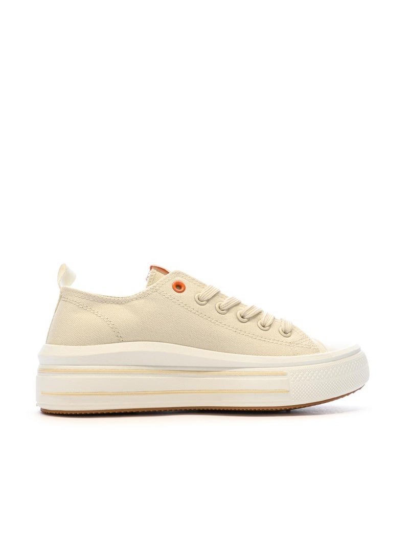 Baskets Basses  Femme Refresh Lona Beige - Kiabi