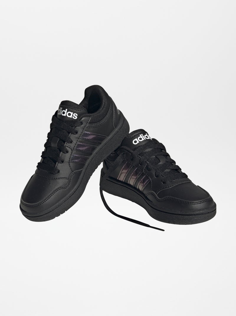 Baskets basses 'Hoops 3.0'  'adidas' Noir - Kiabi