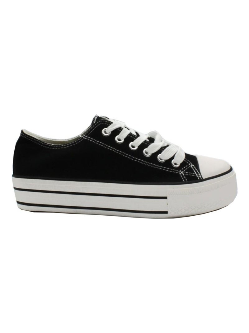 Baskets basses Kebello Noir Noir - Kiabi