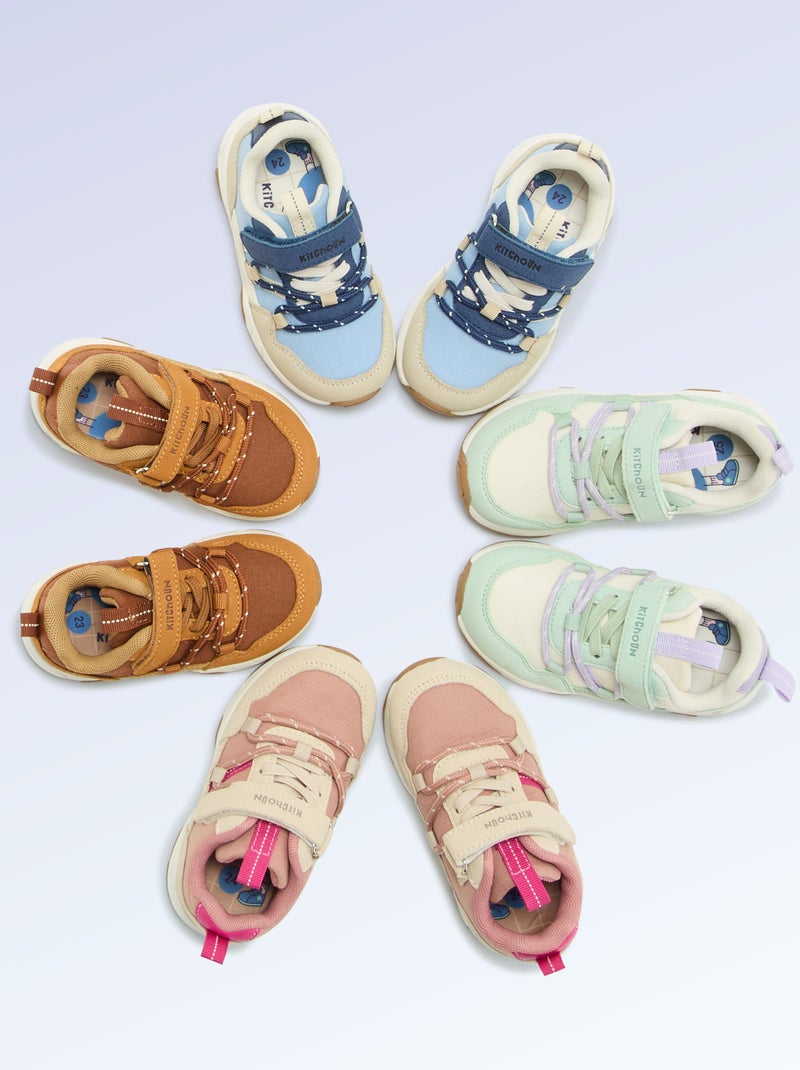 Baskets basses 'Kitchoun' Bleu - Kiabi