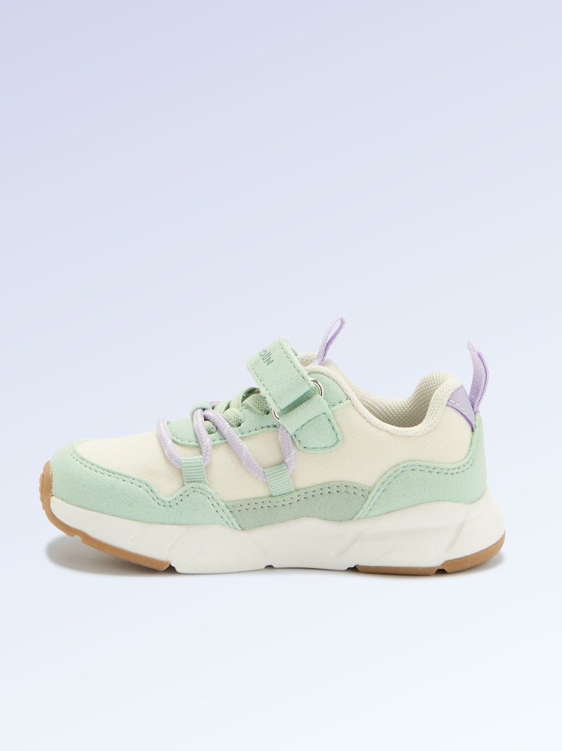Baskets basses 'Kitchoun' Violet - Kiabi