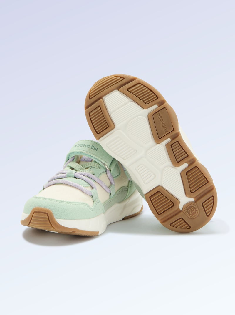 Baskets basses 'Kitchoun' Violet - Kiabi