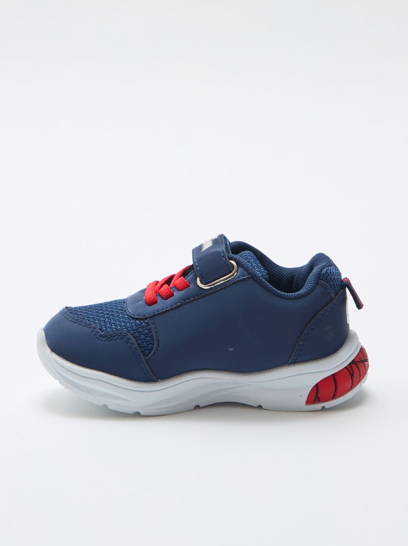 Baskets basses 'Marvel' 'Spiderman' Bleu - Kiabi