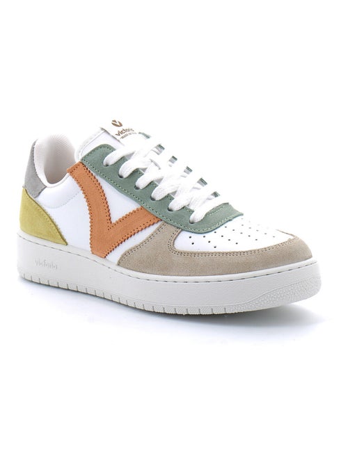 Baskets Basses Multicolores à Lacets Pour Femme - Kiabi