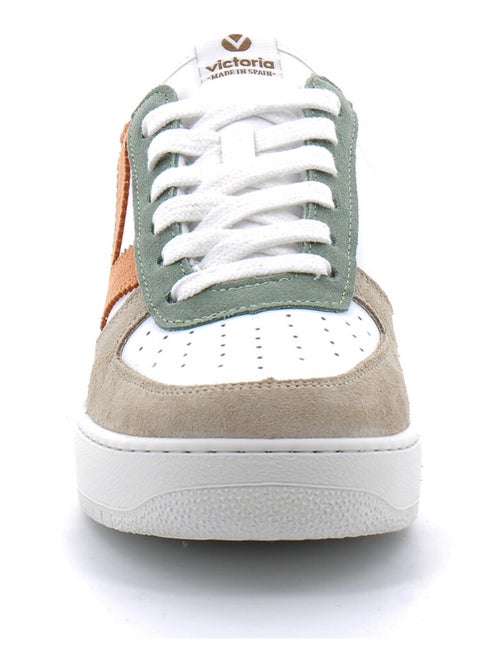 Baskets Basses Multicolores à Lacets Pour Femme - Kiabi