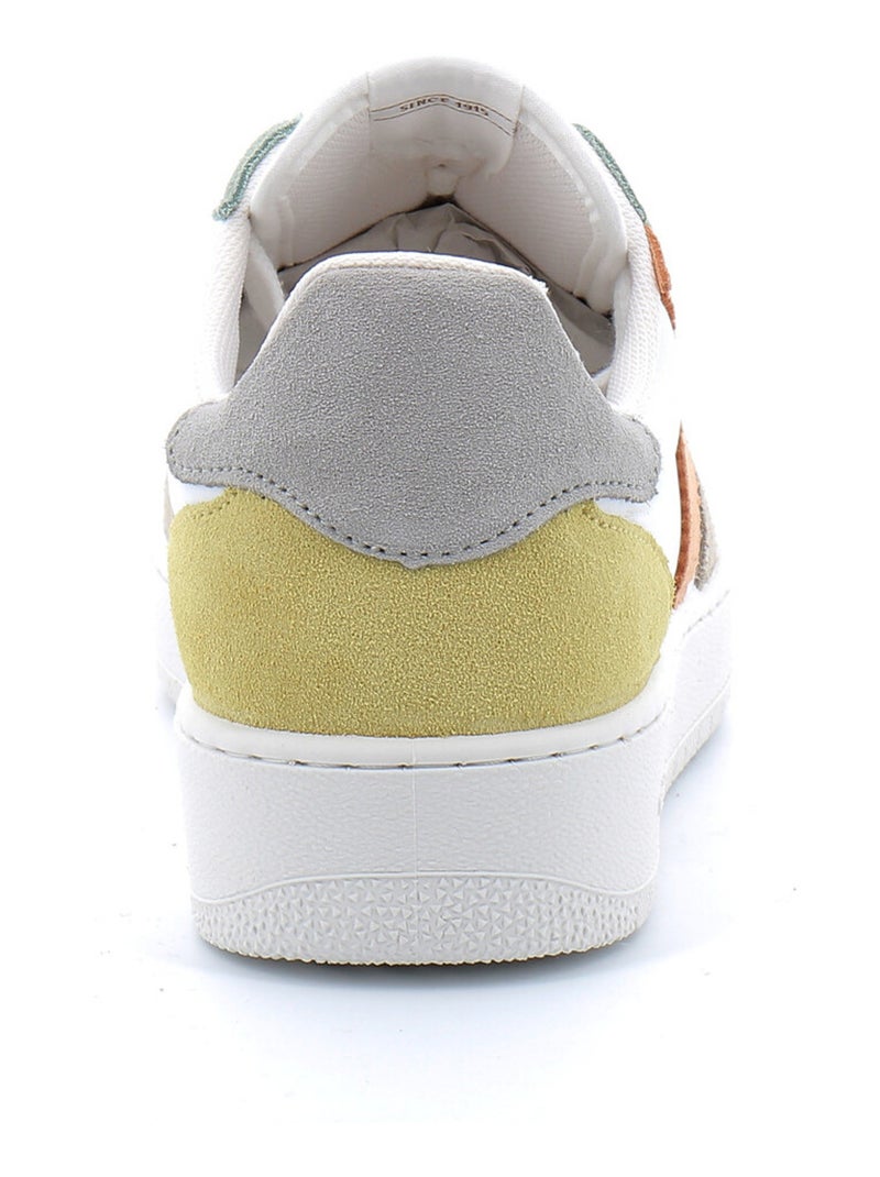 Baskets Basses Multicolores à Lacets Pour Femme Beige - Kiabi
