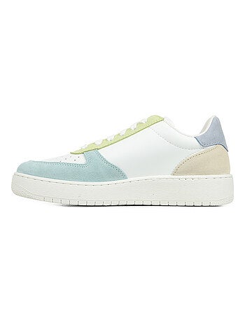 Baskets Basses Multicolores à Lacets Pour Femme