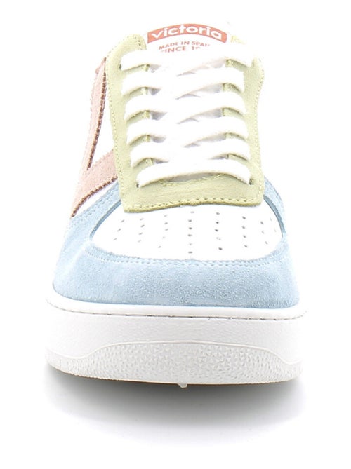 Baskets Basses Multicolores à Lacets Pour Femme - Kiabi